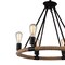 Cwi Lighting Ganges 6 Light Up Chandelier With Black Finish 9671P25-6-101 - alternate 3